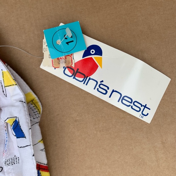 Vintage 80s sailing print romper, new with tags - Picture 5 of 14